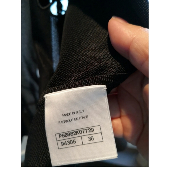 Chanel black camelia logo cutout bomber jacket - Picture 7 of 7